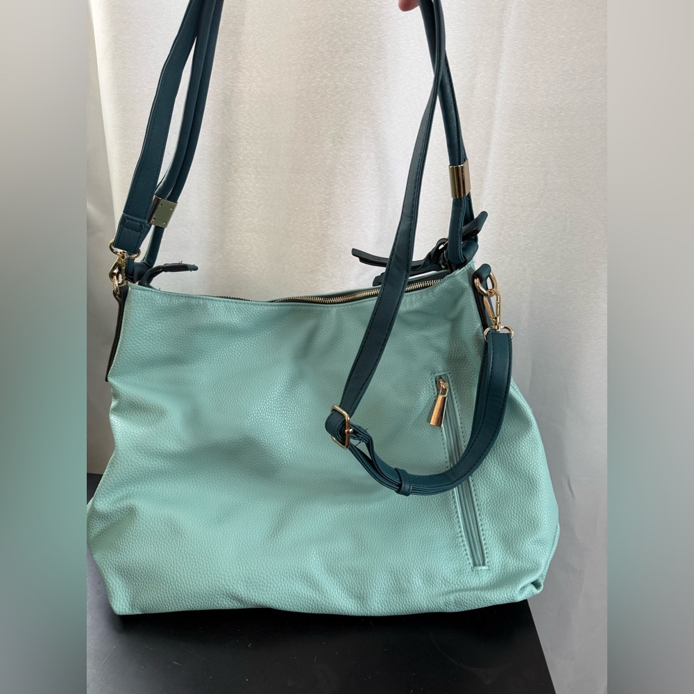 Large Teal Shoulder Bag